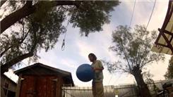 Most Times Bouncing An Exercise Ball On A Slackline 