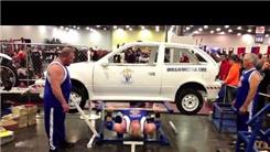 Most Reps Bench Pressing A Car