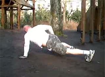 Most One-Armed Flying Superman Push-Ups