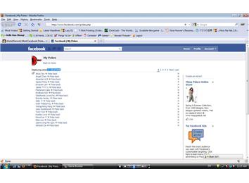 Most Facebook Pokes