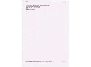 Shortest Meaningful E–Mail Exchange