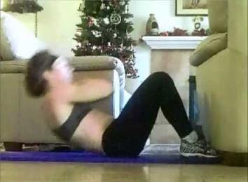 Most Arms Crossed Bent Knee Sit-Ups In Five Minutes