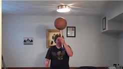 Most Consecutive Bounces Of A Table Tennis Ball On A Table Tennis Paddle While Juggling Two Balls On The Other Hand And Spinning A Basketball On A Mouthstick Held In Mouth