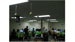 Most Customized Tennis Balls Suspended From Ceiling