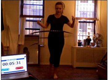 Longest Time Hula Hooping While Standing On One Leg
