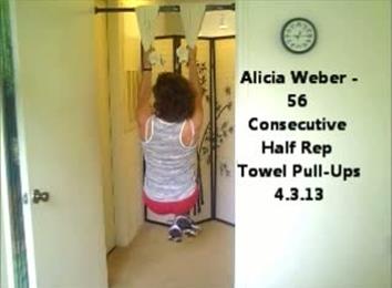 Most Half Rep Towel Pull-Ups