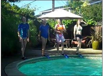 Most Females To Dive Into A Pool While Singing 