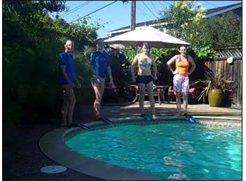 Largest Group Of Females To Jump Into A Swimming Pool While Singing 