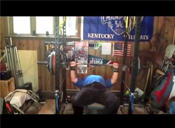 Most Reps Bench Pressing A 365-Pound Barbell (Athlete Under 235 Lbs.)