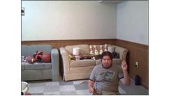 Most Consecutive Table Tennis Ball Bounces While Lying Down And Wearing Sunglasses