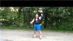 Most Consecutive 70-Pound Dumbbell Presses (Left Arm)