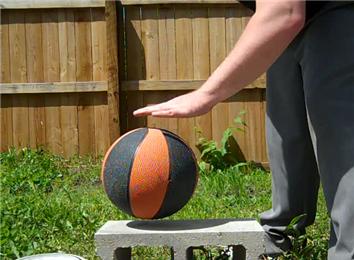 Most Basketball Dribbles On A Block In One Minute