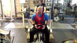 Most Two-Board Bench Presses Of A 375-Pound Barbell