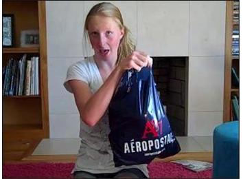 Most Rolls Of Duct Tape Inside An Aeropostale Bag