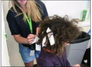 Most Paper Airplanes Stuck In Hair At Once