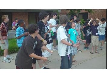 Most People Invisible Hula Hooping At Once