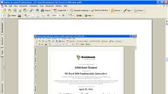Most Brainbench Microsoft Excel Certificates Received