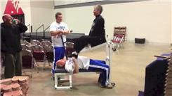 Most Reps Bench Pressing One's Own Wife