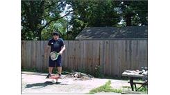 Most Consecutive Table Tennis Ball Bounces On A Alternating Sides Of A Tennis Racket While Balancing On A Rola Bola