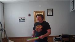 Most Catches In One Minute Juggling Two Balls One-Handed Using A Tennis Racket