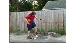Most Consecutive Golf Ball Bounces On A Rubber Mallet While Dribbling A Basketball And Balancing On A Rola Bola