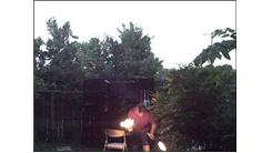 Most Consecutive Catches  Juggling Three Flaming Torches While Balancing Folding Chair On Forehead