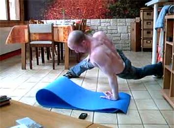 Most One-Armed Back-Of-Hand Push-Ups In One Minute
