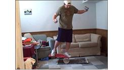 Longest Time To Lift Bounce Juggle Five Balls While Balancing On A Rola Bola