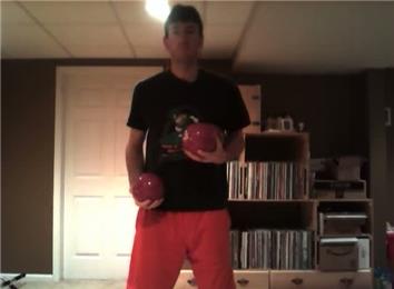 Longest Time Juggling Three Four-Pound Balls
