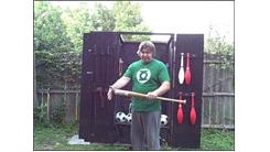 Most Consecutive Bounces Of A Table Tennis Ball On The Barrel Of A Baseball Bat