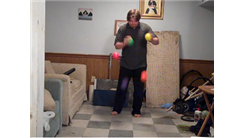 Most Consecutive Bounces Juggling Five Four-Inch Bounce Balls On The Floor