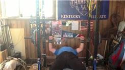 Most Reps Bench Pressing A 375-Pound Barbell (Athlete Under 235 Lbs.)