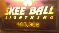 Highest Score In A Game Of "Skee Ball Lightning"