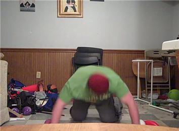 Fastest Time To Complete Three Push-Ups And Juggle Three Clubs