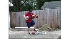 Most Consecutive Bounce Juggles Using Three Basketballs While Balancing On A Rola Bola