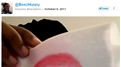 Most Twitpics Of Lip Prints Shared During A One Hour Twitter Party