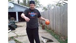 Farthest Distance To Throw A Five Pound Exercise Ball While Standing On A Rola Bola