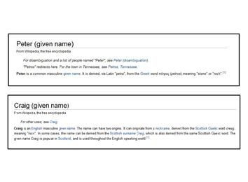 Most Names In One\'s Birth Name With The Meaning 