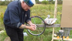 Longest Distance To Shoot A Lifesaver Candy On Top Of A Bicycle Tire