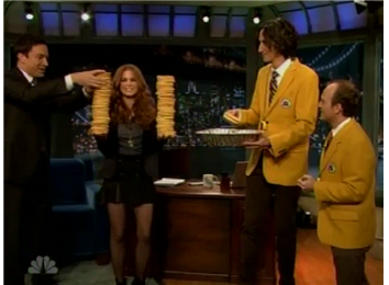 Most Frozen Waffles Stacked In Two Hands