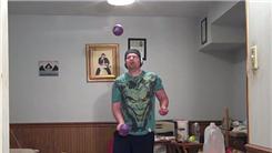Longest Time To Juggle Two Two-Pound Balls In One Hand While Balancing On One Leg