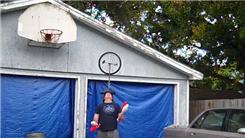 Most Clubs Juggled While Balancing A Unicycle On Forehead