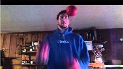 Most Catches Juggling Three 3-Pound Balls In A Cascade Pattern