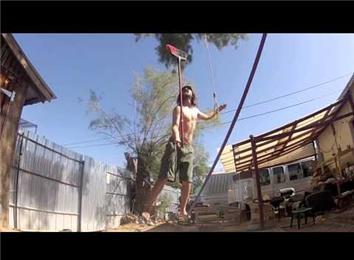 Longest Time Balancing A Broom On One Finger While Slacklining
