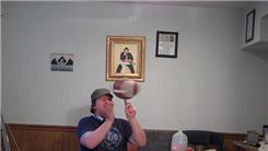 Longest Time To Spin A Football On Finger While Seated