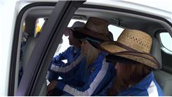Most Hats Worn At Once In A Prius