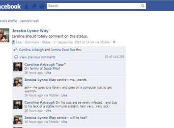 Longest Comment Thread On A Facebook Status Update