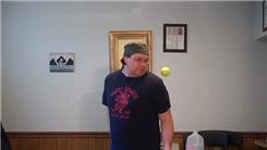 Most Consecutive Catches Of A Tennis Ball Over Same Shoulder Using Same Hand In 30 Seconds