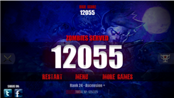 Highest Score In "Zombocalypse"