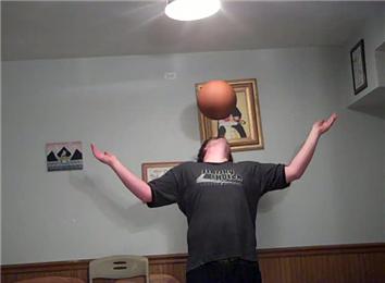 Longest Time Spinning A Basketball On The Tip Of A Pen Held In Mouth